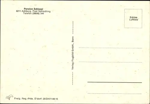 Ak Esseratsweiler Achberg Baden Württemberg, Pension Schiessl
