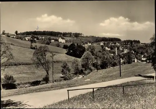 Ak Rittersberg Marienberg im Erzgebirge Sachsen, Panorama vom Ort