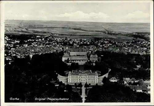 Ak Gotha in Thüringen, Fliegeraufnahme