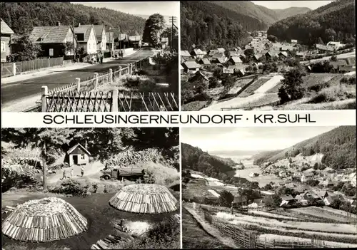 Ak Schleusingerneundorf Schleusingen in Thüringen, Ortsansichten