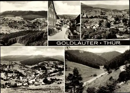 Ak Goldlauter Heidersbach Suhl in Thüringen, Panorama vom Ort