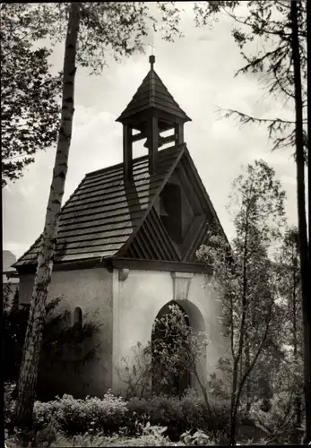 Ak Mauersberg Großrückerswalde im Erzgebirge, Gruftkapelle der Familie,  Mauersberger Friedhof