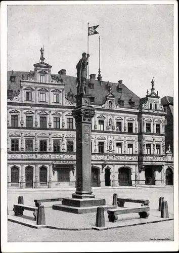 Ak Erfurt in Thüringen, Gildenhaus, Denkmal