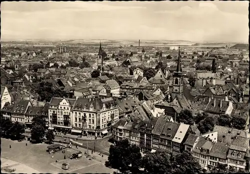 Ak Erfurt in Thüringen, Blick vom Dom