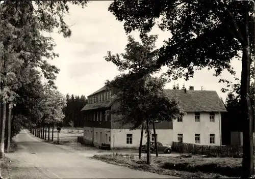 Ak Gelobtland Marienberg im Erzgebirge Sachsen, Betriebsferienheim Neues Haus