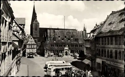 Ak Quedlinburg im Harz, Markt
