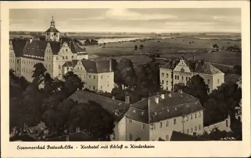 Ak Pretzsch Bad Schmiedeberg, Kurhotel, Schloss, Kinderheim