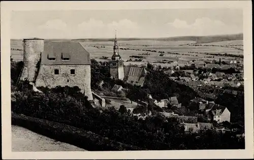 Ak Bad Frankenhausen am Kyffhäuser Thüringen, Hausmannsturm mit Oberkirche