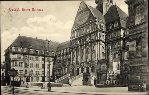 Ak Kassel in Hessen, Neues Rathaus