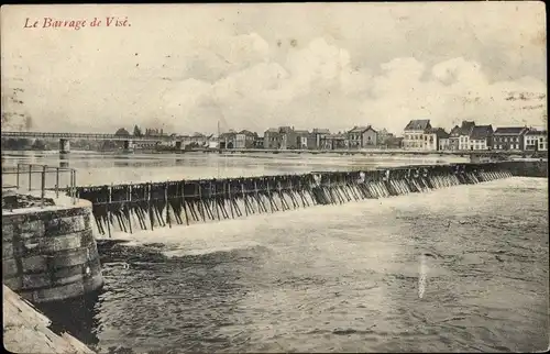 Ak Visé Wallonien Lüttich, Le Barrage