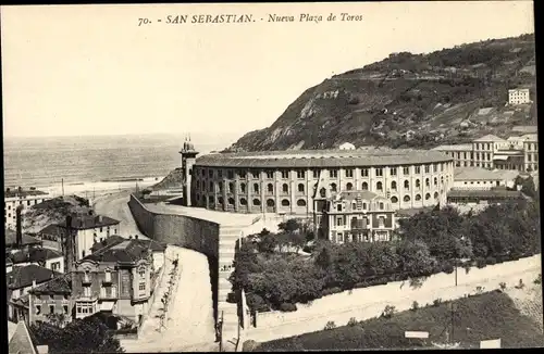Ak Donostia San Sebastian Baskenland, Nueva Plaza de Toros