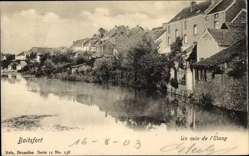 Ak Watermael Boitsfort Bruxelles Brüssel, Un coin de l'etang