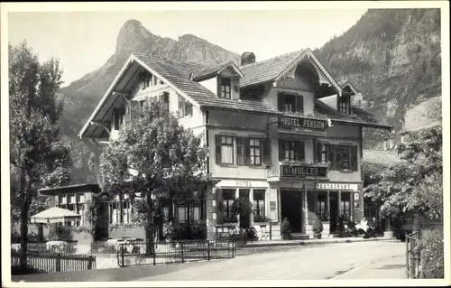 Ak Kandersteg Kanton Bern, Hotel Pension Müller