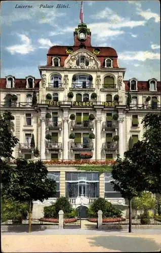 Ak Luzern Stadt Schweiz, Palace Hotel