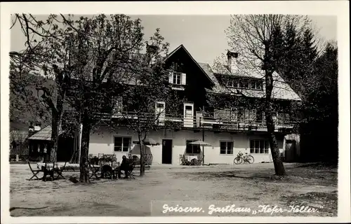 Ak Bad Goisern am Hallstättersee Oberösterreich, Gasthaus Kefer Keller