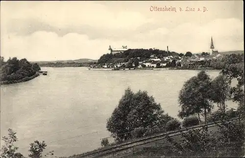 Ak Ottensheim an der Donau Oberösterreich, Panorama