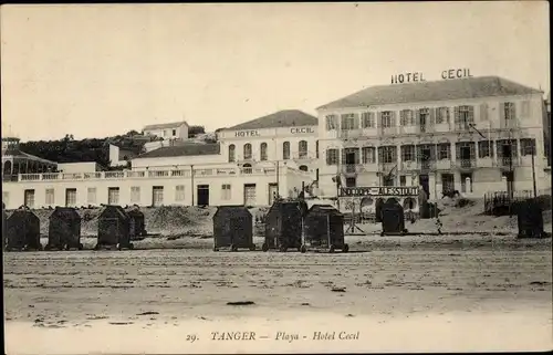 Ak Tanger Marokko, Playa, Hotel Cecil
