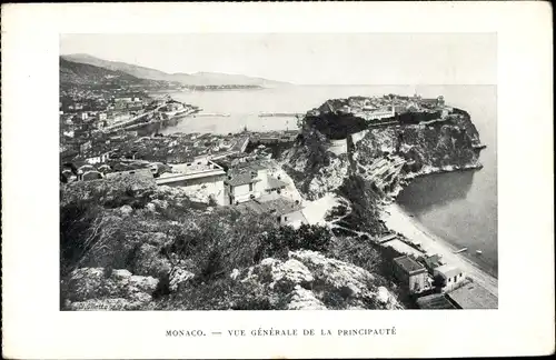 Ak Monaco, vue générale de la Principauté
