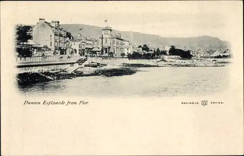 Ak Dunoon Schottland, Esplanade from Pier