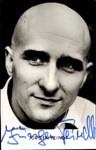 Ak Schauspieler und Komiker Jürgen Feindt, Portrait, Autogramm
