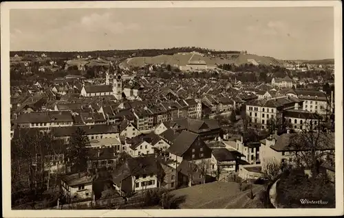 Ak Winterthur Kt Zürich Schweiz, Gesamtansicht