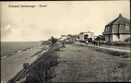 Ak Ustronie Morskie Henkenhagen Pommern, Strand