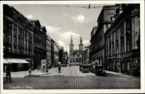 Ak Legnica Liegnitz Schlesien, Ring