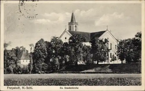 Ak Kożuchów Freystadt Niederschlesien, Ev. Gnadenkirche