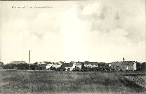 Ak Cunnersdorf Ottendorf-Okrilla in Sachsen, Panorama