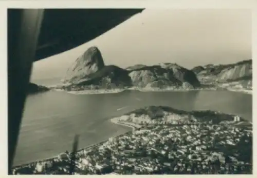 Sammelbild Zeppelin Weltfahrten Nr. 196, Süd-Amerika Fahrt, Rio de Janeiro