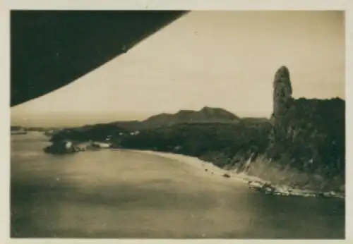 Sammelbild Zeppelin Weltfahrten Nr. 191, Süd-Amerika Fahrt, Fernando de Noronha