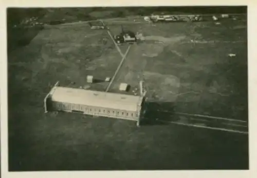 Sammelbild Zeppelin Weltfahrten Nr. 170, Welt-Fahrt 1929, Luftschiffhalle in Kasumigaura Japan