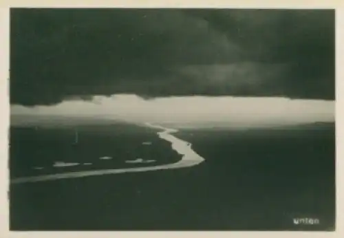 Sammelbild Zeppelin Weltfahrten Nr. 160, Welt-Fahrt 1929, Böenfront an der Tunguska
