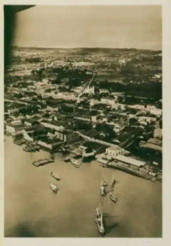 Sammelbild Zeppelin Weltfahrten Nr. 199 Süd-Amerika-Fahrt, Natal