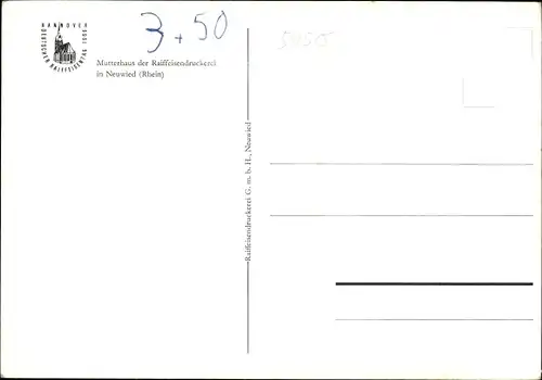 Ak Neuwied am Rhein, Raiffeisen Druckerei