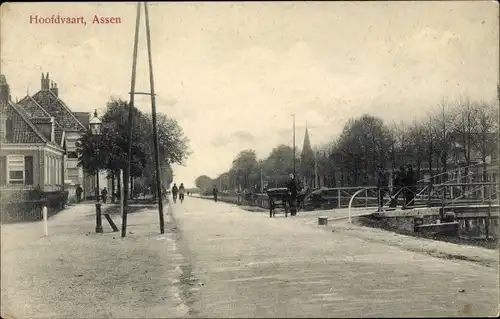Ak Assen Drenthe Niederlande, Hoofdvaart