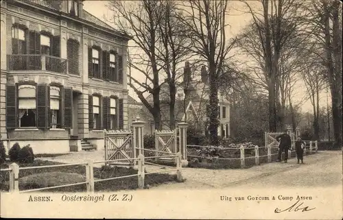 Ak Assen Drenthe Niederlande, Oostersingel