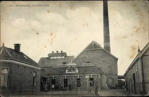 Ak Hoogeveen Drenthe, Melkfabriek