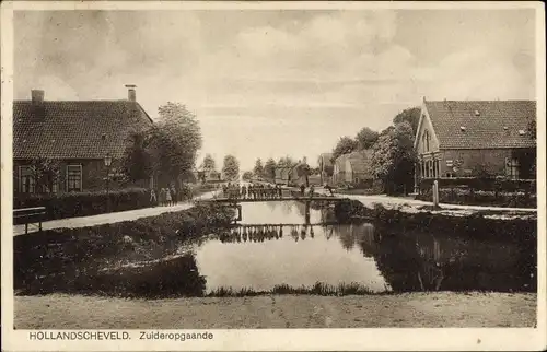 Ak Hollandscheveld Drenthe Niederlande, Zuideropgaande