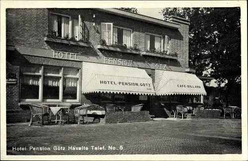 Ak Havelte Drenthe Niederlande, Hotel Pension Götz