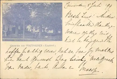 Ak Coevorden Drenthe, Kasteel