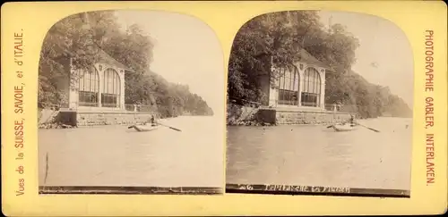 Stereo Kabinett Foto Kanton Uri, Tellskapelle am Vierwaldstättersee