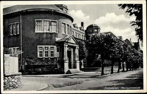 Ak Eschweiler Nordrhein Westfalen, Realgymnasium