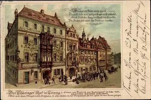 Künstler Litho Leipzig in Sachsen, Der Thüringer Hof, Inh. Georg Grimpe