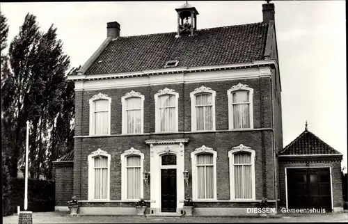 Ak Diessen Nordbrabant Niederlande, Gemeentehuis