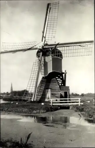 Ak Voorhout Südholland Niederlande, Luizenmarktpolder