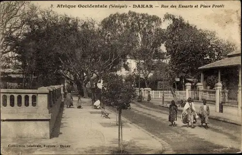 Ak Dakar Senegal, Rue des Essarts et Place