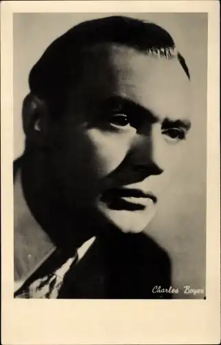 Ak Schauspieler Charles Boyer, Portrait