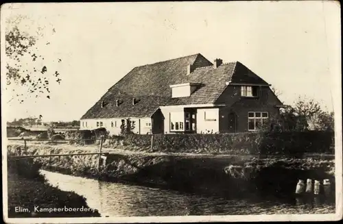 Ak Elim Drenthe Niederlande, Kampeerboerderij