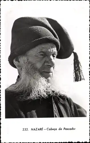 Ak Nazaré Nazareth Portugal, Cabeca de Pescador